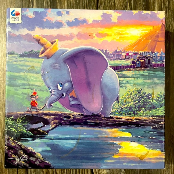 Ceaco Other - Disney Dumbo Rodel Gonzalez Fine Art Unlikely Friends 550 Piece Puzzle Ceaco 🧩